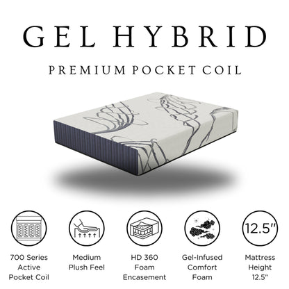 GEL HYBRID MATTRESS 12.5