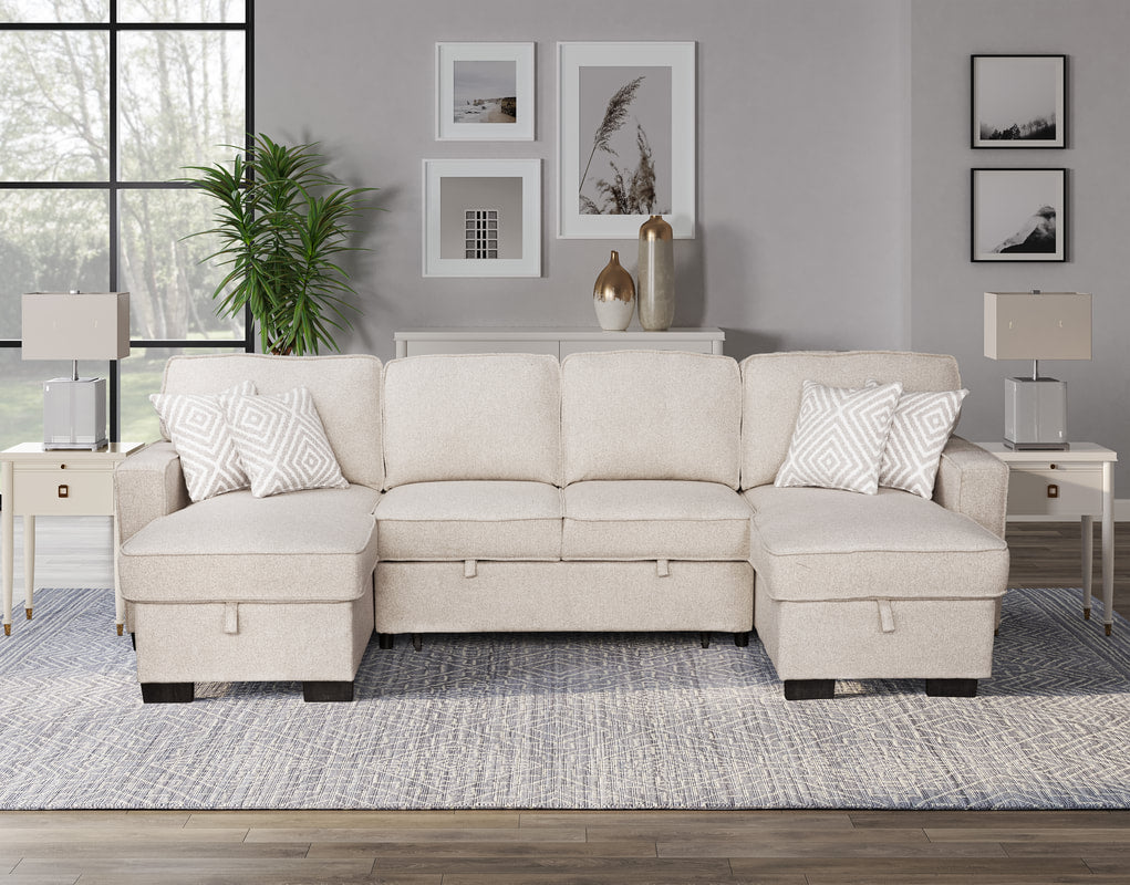 Sahara - Double Storage Chaise Sectional