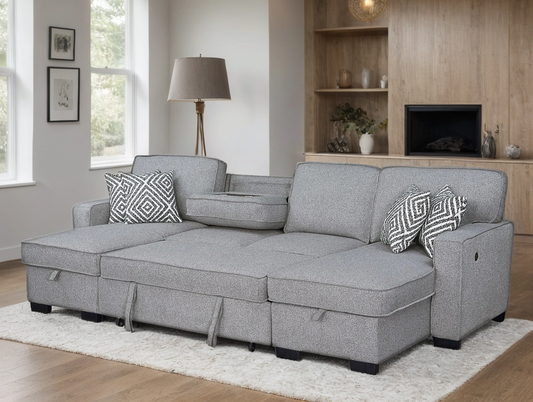 Sahara - Double Storage Chaise Sectional