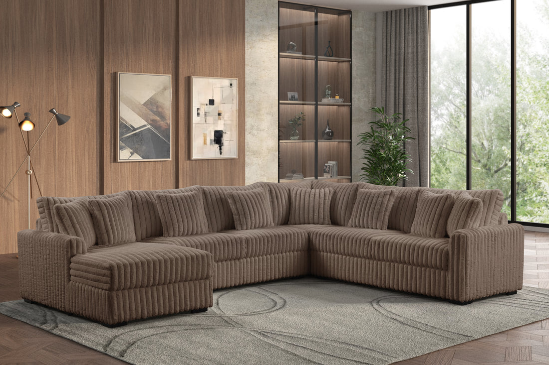 Solana Black Sectional