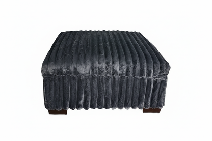 Texas Charcoal Ottoman – No Background