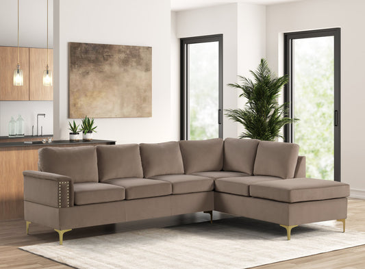 Vogue 2 Latte Sectional