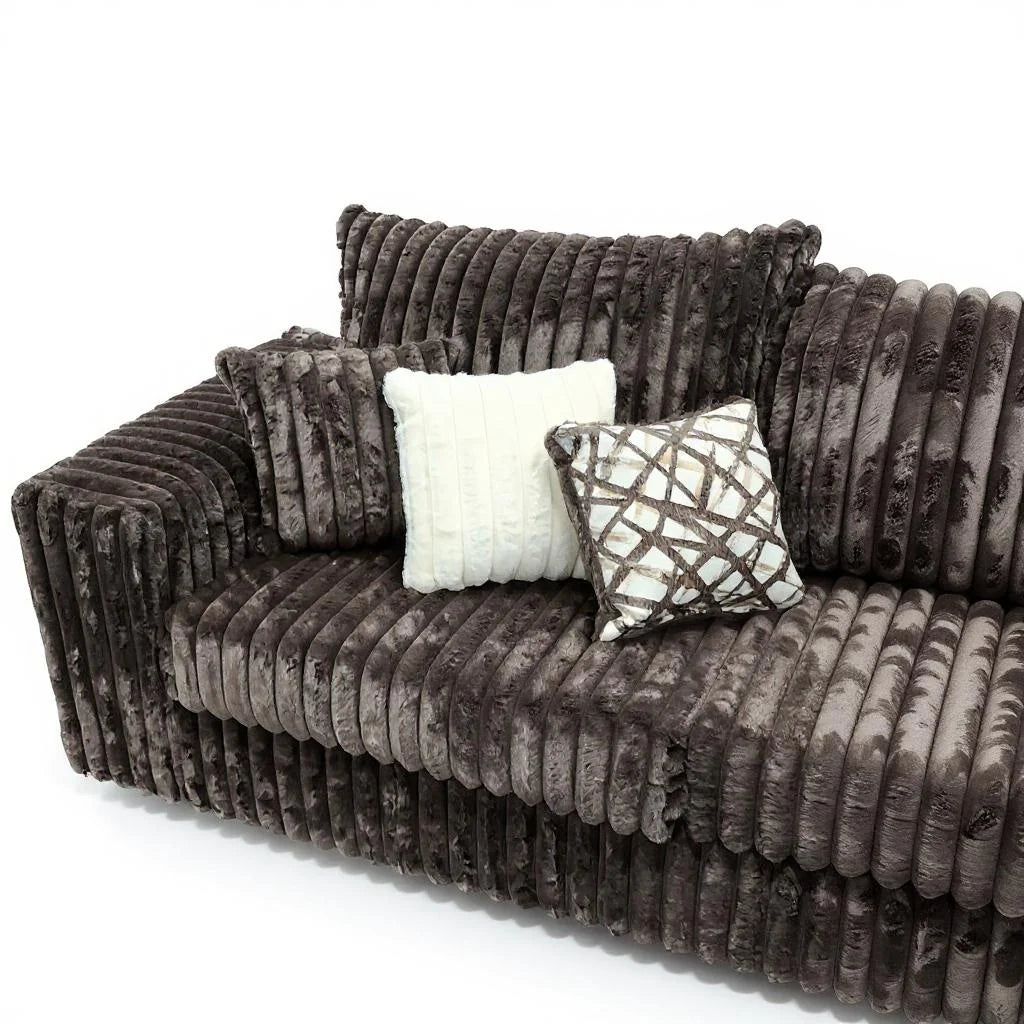 Texas Chocolate 4-Piece Sectional